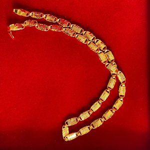 Custom Designed Links Gold Coated Chain